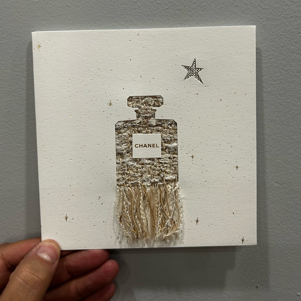 CHANEL Blank Greeting Card